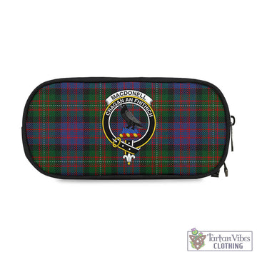 MacDonell (McDonell) Tartan Pen and Pencil Case with Family Crest