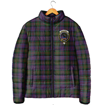 MacDonell (McDonell) Tartan Padded Jacket with Family Crest