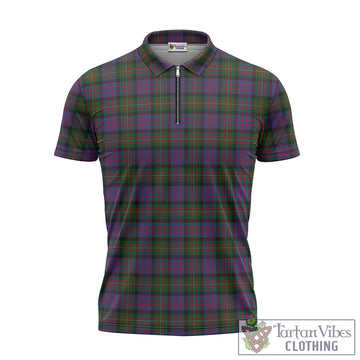 MacDonell (McDonell) Tartan Zipper Polo Shirt