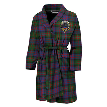 MacDonell (McDonell) Tartan Bathrobe with Family Crest