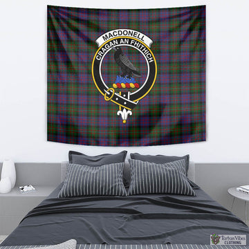 MacDonell (McDonell) Tartan Tapestry Wall Hanging and Home Decor for Room with Family Crest