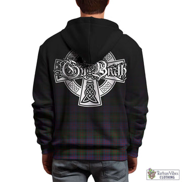 MacDonell (McDonell) Tartan Hoodie Featuring Alba Gu Brath Family Crest Celtic Inspired