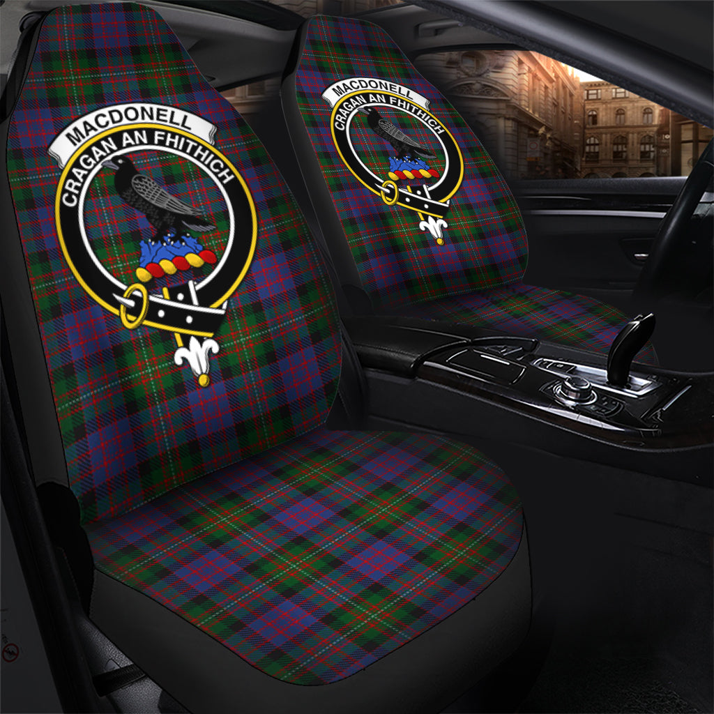 MacDonell of Glengarry Tartan Car Seat Cover with Family Crest - Tartanvibesclothing