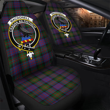 MacDonell (McDonell) Tartan Car Seat Cover with Family Crest