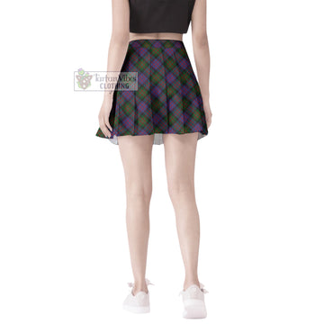 MacDonell (McDonell) Tartan Women's Plated Mini Skirt