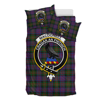 MacDonell (McDonell) Tartan Bedding Set with Family Crest