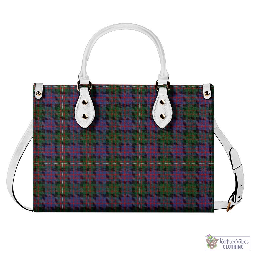 Tartan Vibes Clothing MacDonell of Glengarry Tartan Luxury Leather Handbags