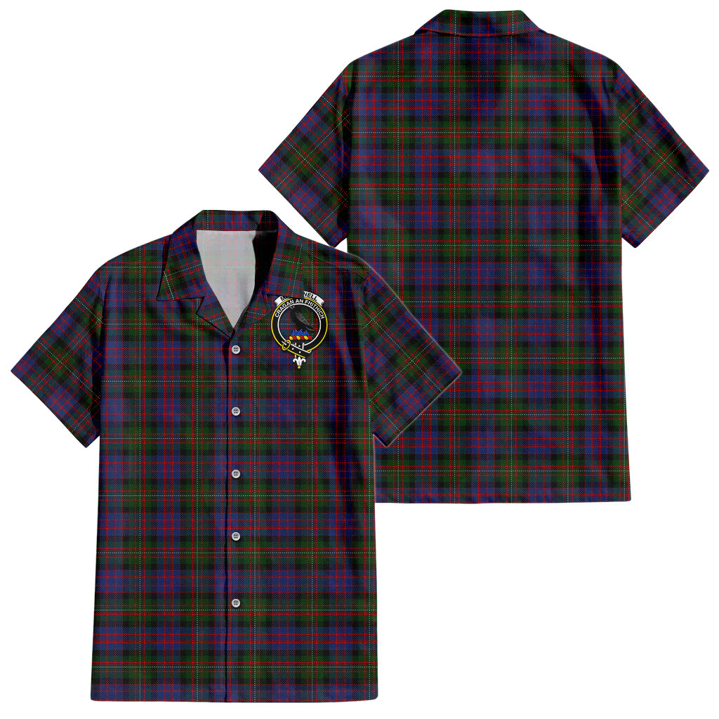 macdonell-of-glengarry-tartan-short-sleeve-button-down-shirt-with-family-crest