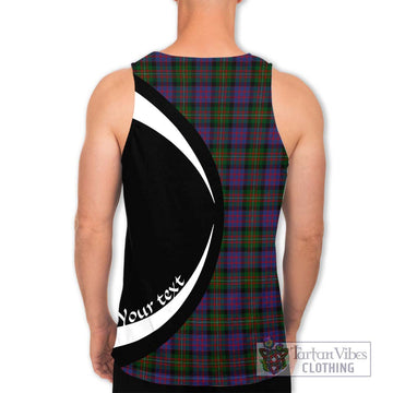 MacDonell (McDonell) Tartan Men's Tank Top with Family Crest Circle Style