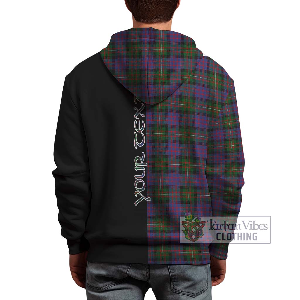 Tartan Vibes Clothing MacDonell of Glengarry Tartan Hoodie with Family Crest and Half Of Me Style