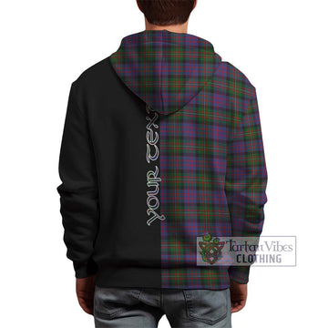 MacDonell (McDonell) Tartan Hoodie with Family Crest and Half Of Me Style