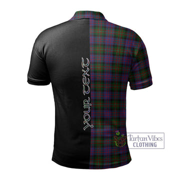 MacDonell (McDonell) Tartan Polo Shirt with Family Crest and Half Of Me Style