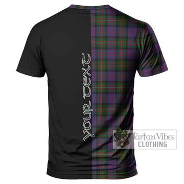 MacDonell (McDonell) Tartan T-Shirt with Family Crest and Half Of Me Style