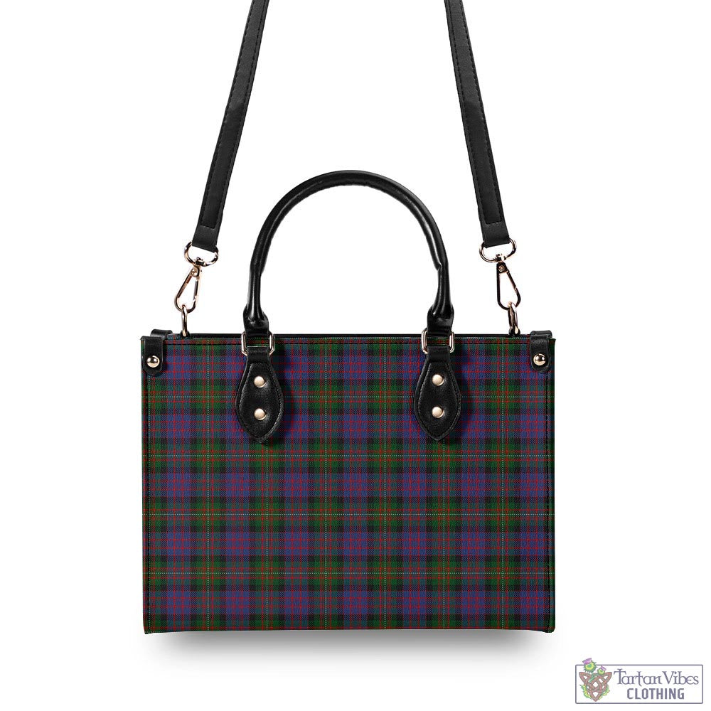 Tartan Vibes Clothing MacDonell of Glengarry Tartan Luxury Leather Handbags