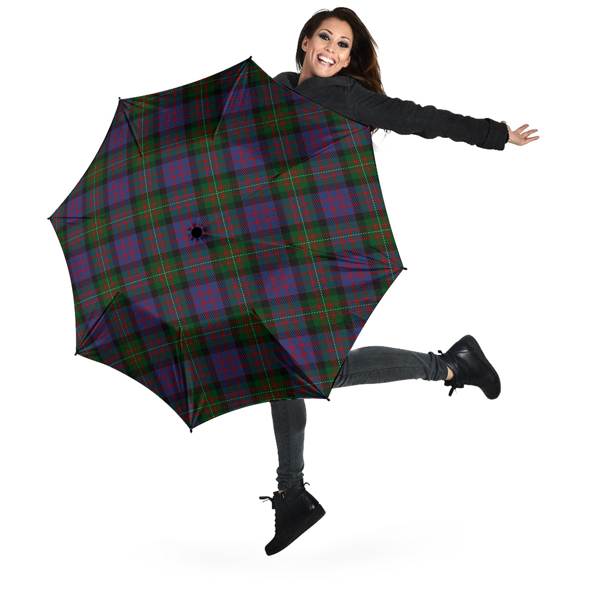 MacDonell of Glengarry Tartan Umbrella - Tartanvibesclothing