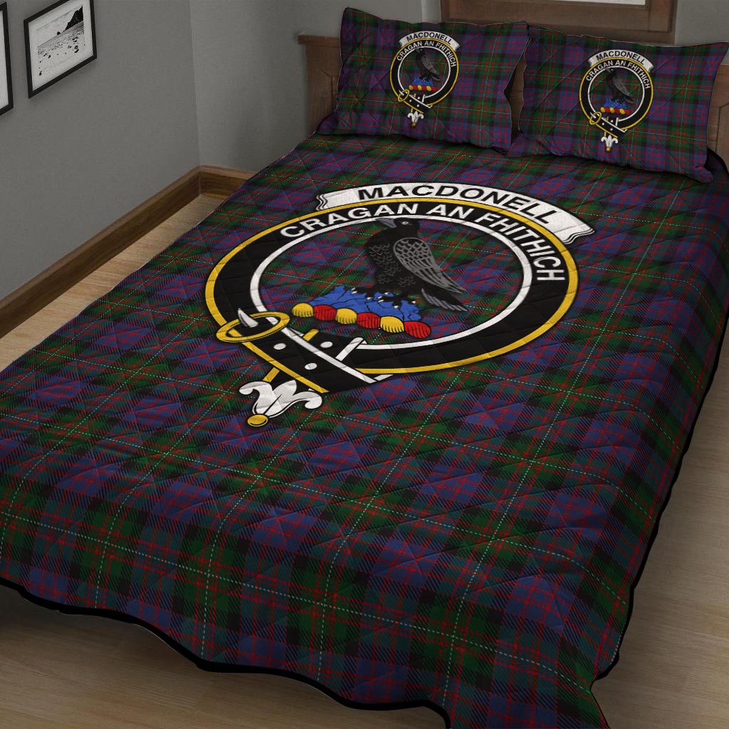 MacDonell (McDonell) Tartan Quilt Bed Set with Family Crest - Tartan Vibes Clothing