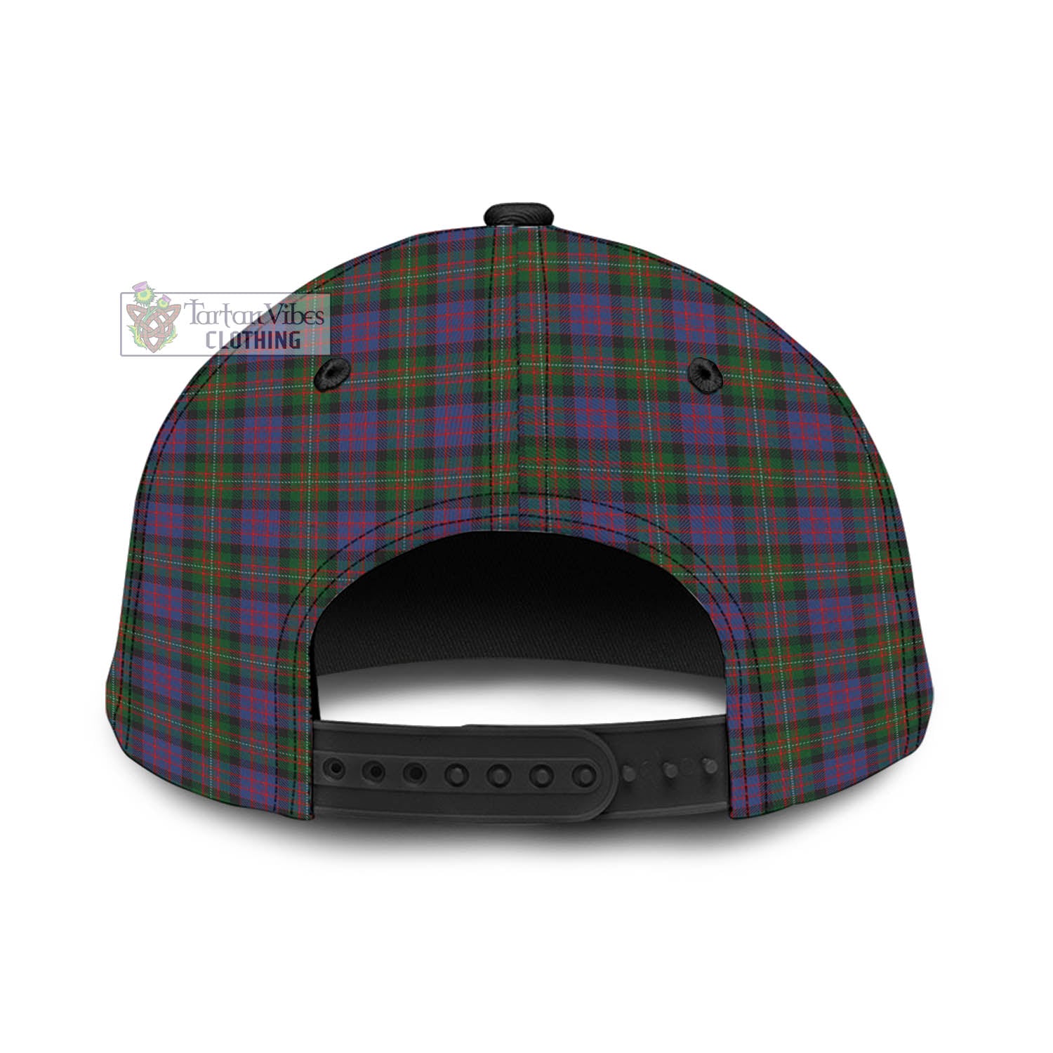 Tartan Vibes Clothing MacDonell of Glengarry Tartan Classic Cap with Family Crest In Me Style