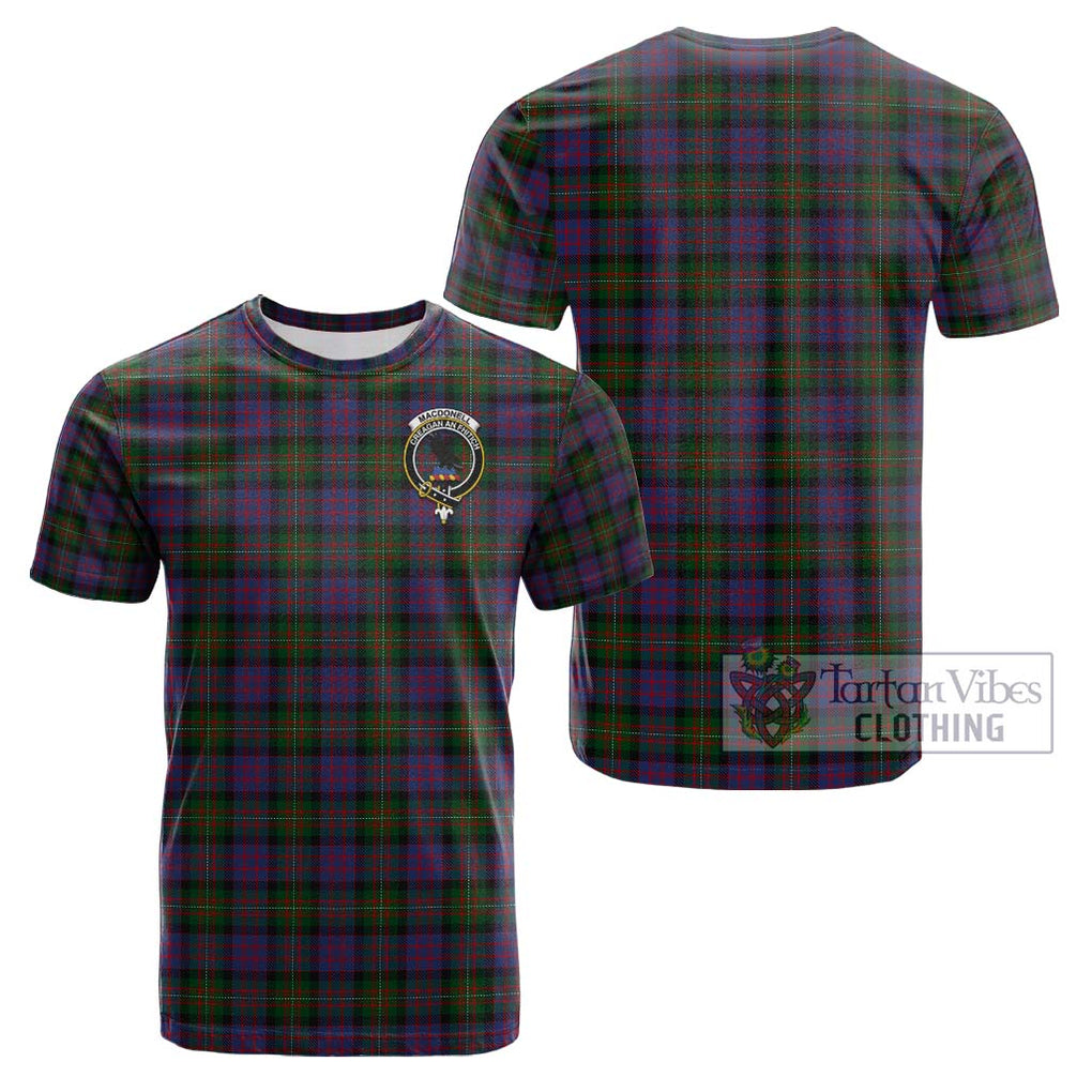 MacDonell (McDonell) Tartan Cotton T-Shirt with Family Crest Kid's Shirt - Tartanvibesclothing Shop