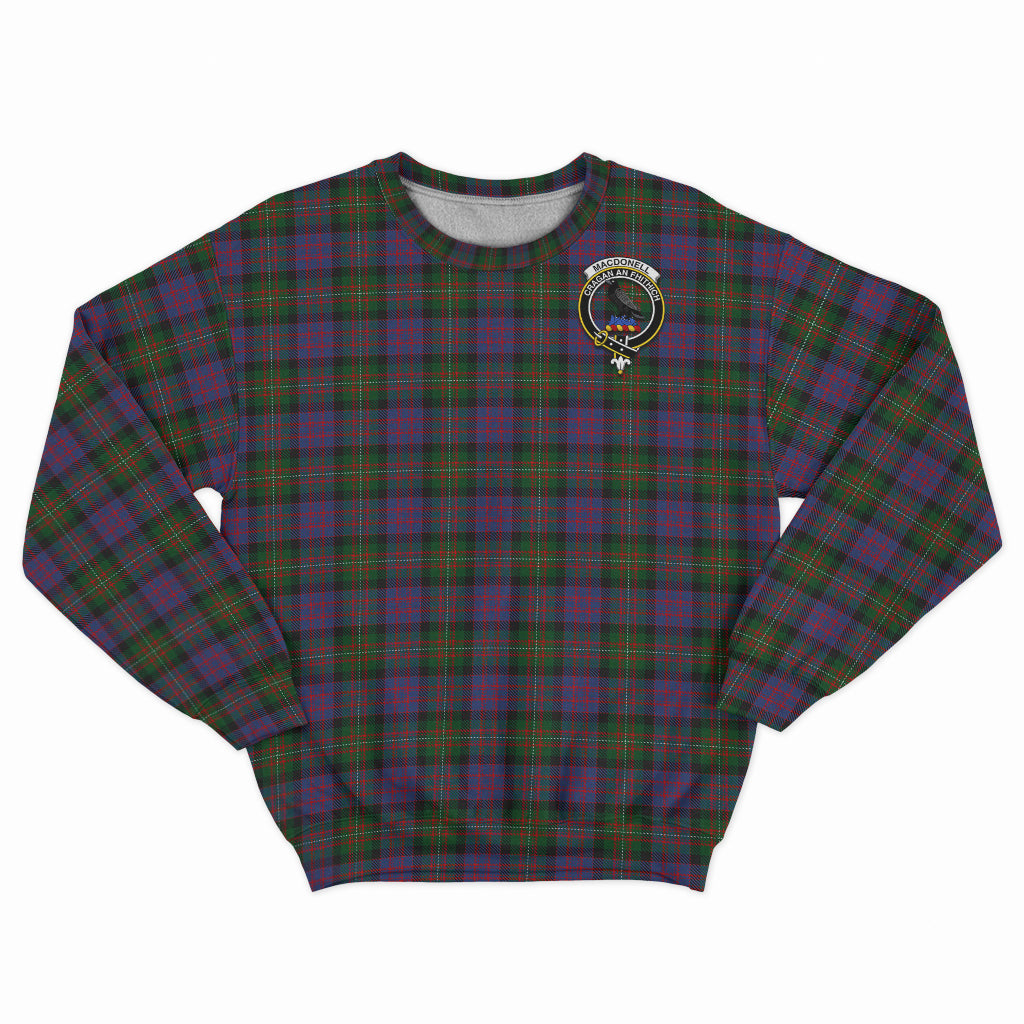 MacDonell (McDonell) Tartan Sweatshirt with Family Crest - Tartan Vibes Clothing