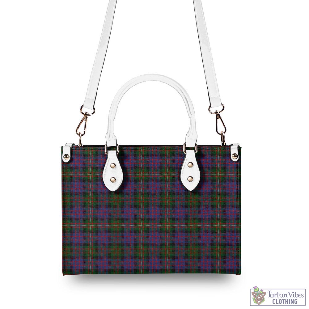 Tartan Vibes Clothing MacDonell of Glengarry Tartan Luxury Leather Handbags