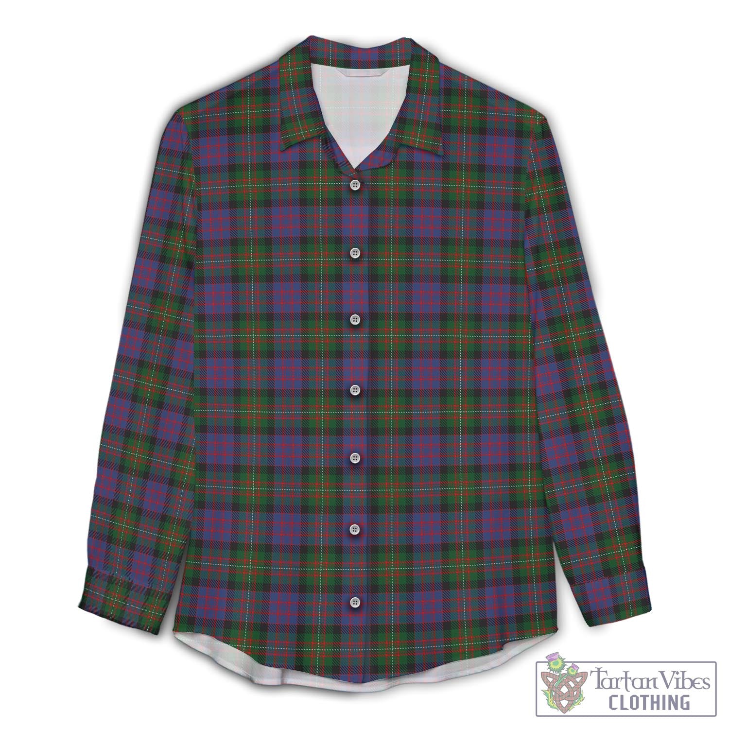 MacDonell of Glengarry Tartan Womens Casual Shirt