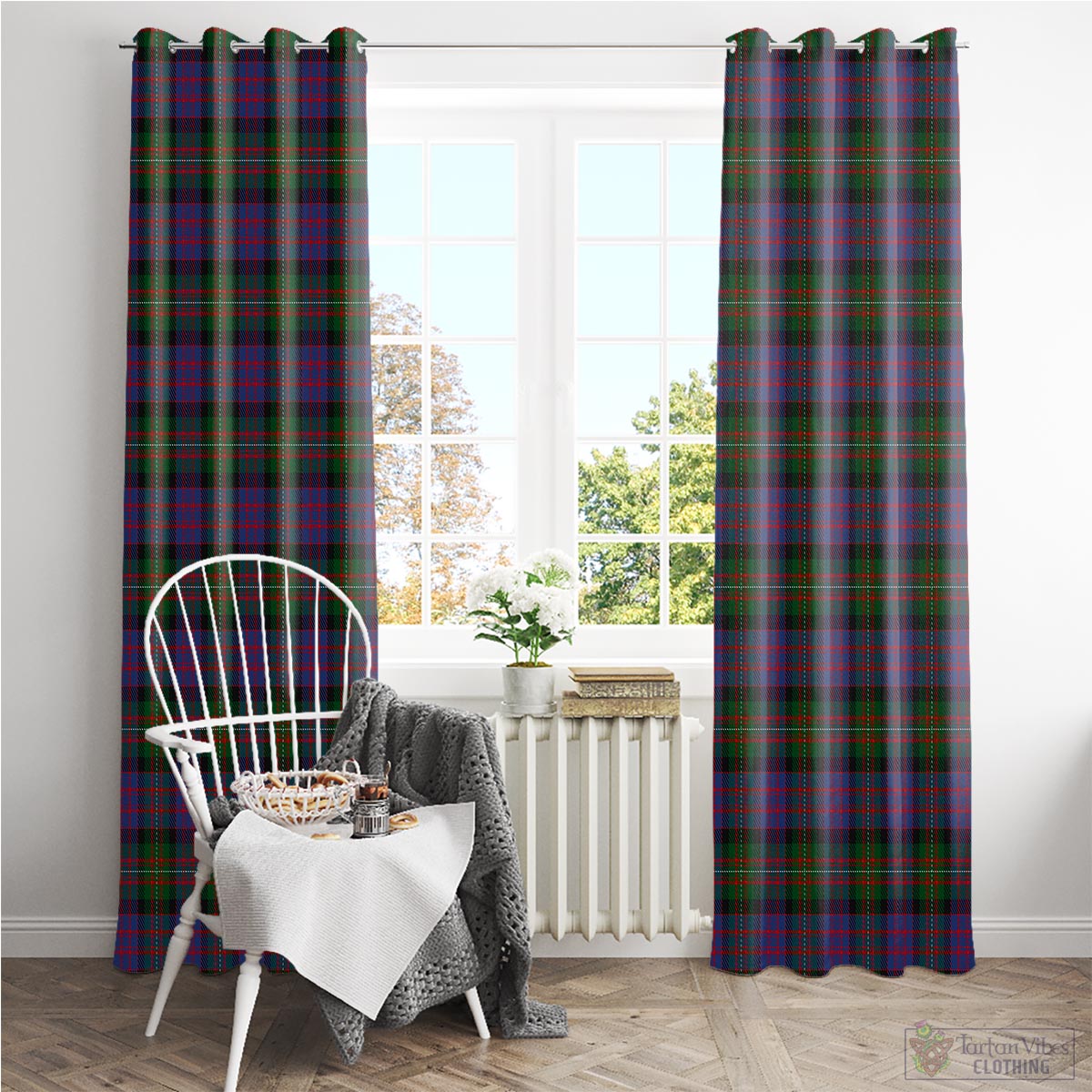 MacDonell of Glengarry Tartan Window Curtain