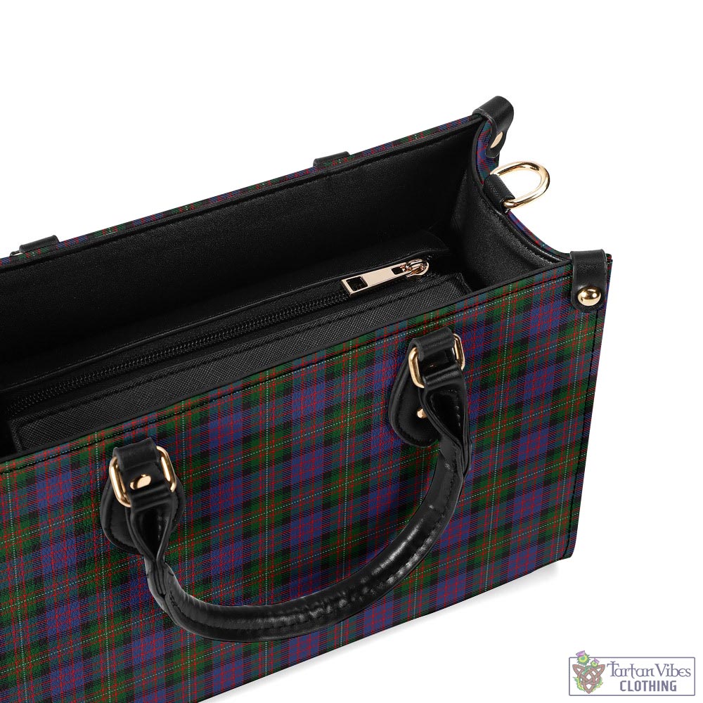 Tartan Vibes Clothing MacDonell of Glengarry Tartan Luxury Leather Handbags