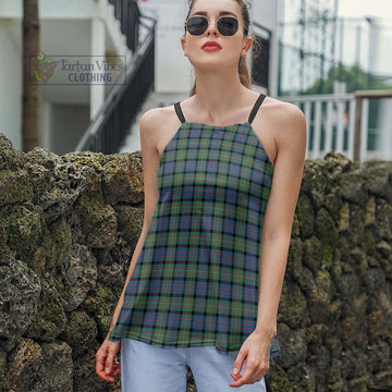 MacDonell of Glengarry Ancient Tartan Loose Halter Neck Camisole