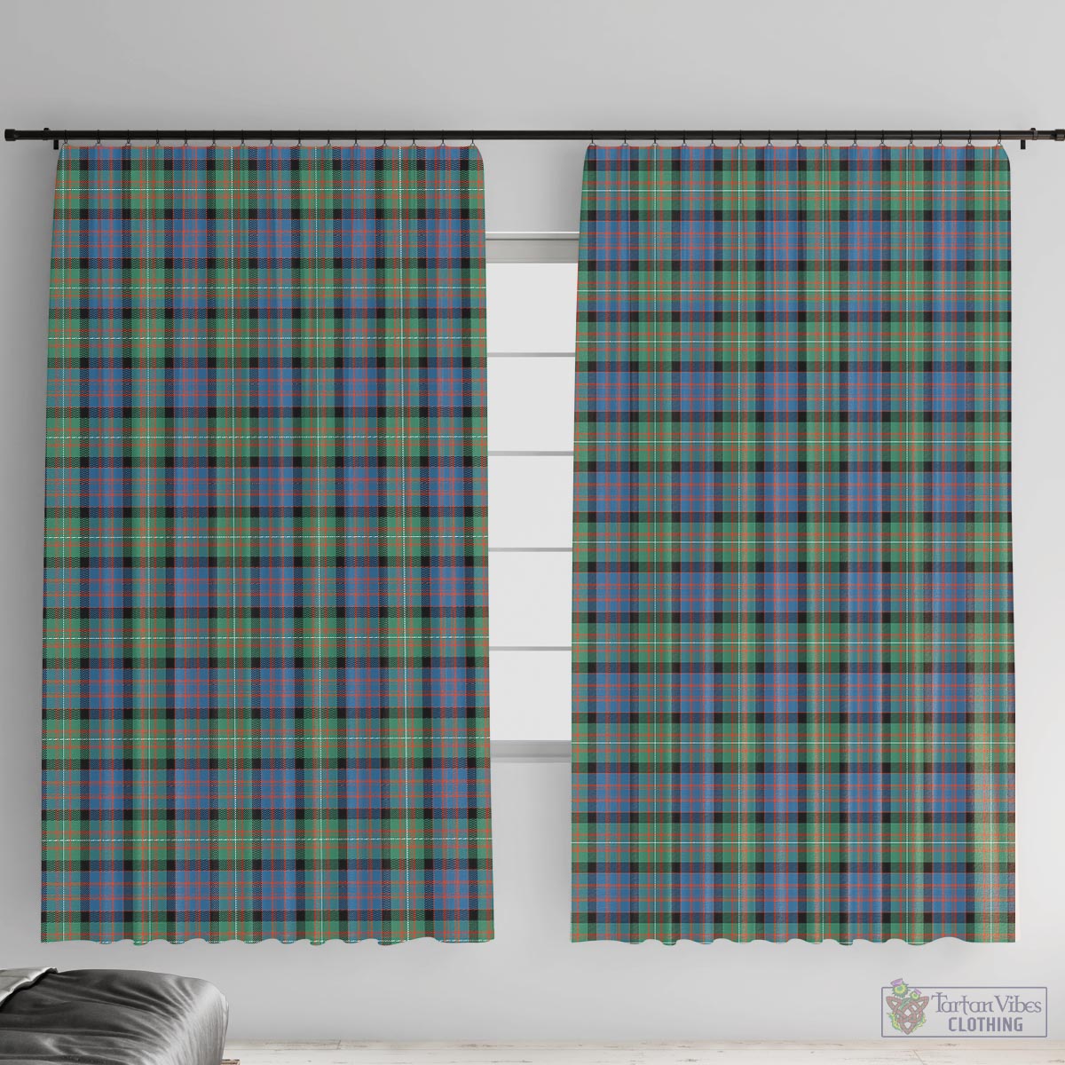 MacDonell of Glengarry Ancient Tartan Window Curtain