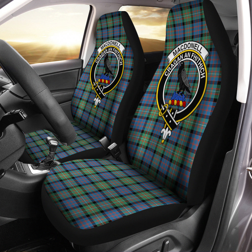 MacDonell of Glengarry Ancient Tartan Car Seat Cover with Family Crest One Size - Tartanvibesclothing