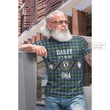 MacDonell of Glengarry Ancient Tartan Cotton T-shirt with Family Crest DNA In Me Style