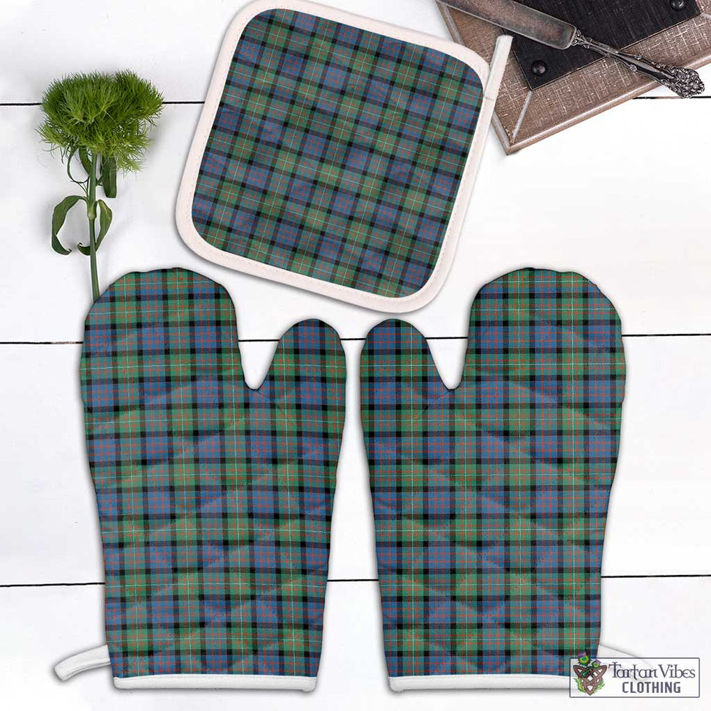 MacDonell of Glengarry Ancient Tartan Combo Oven Mitt & Pot-Holder Combo 1 Oven Mitt & 1 Pot-Holder White - Tartan Vibes Clothing