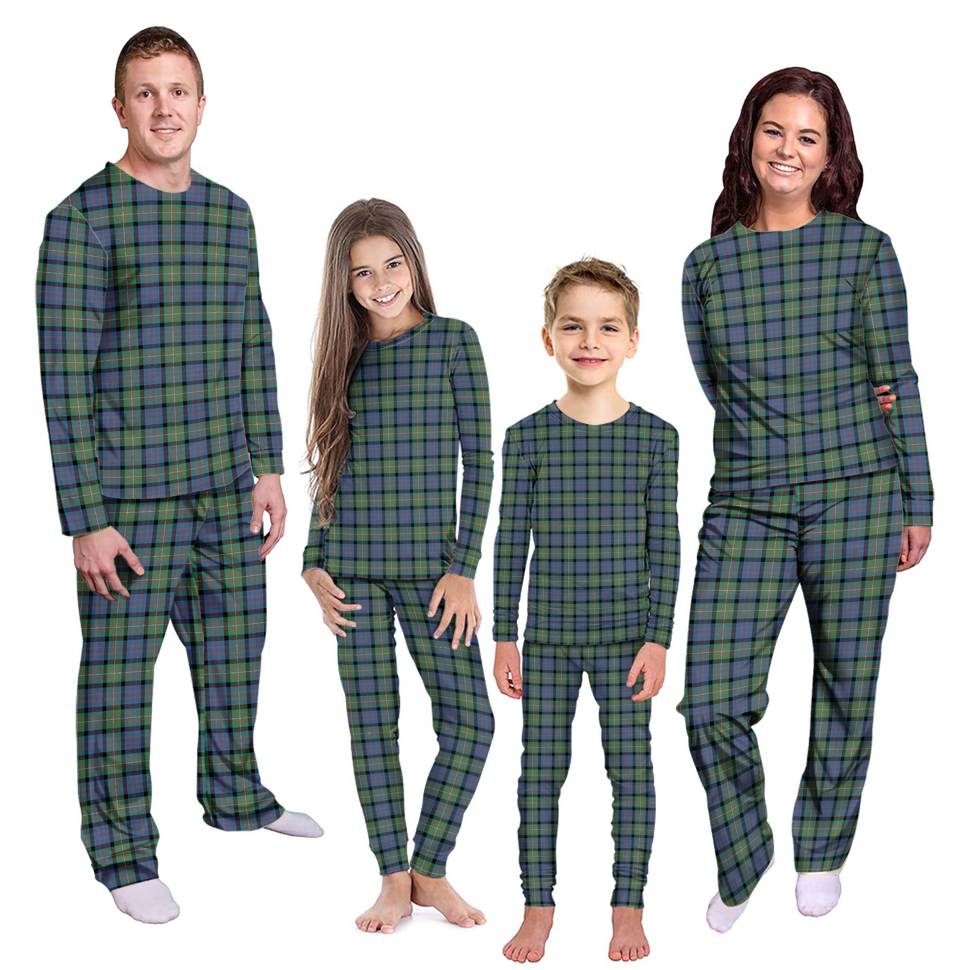 MacDonell of Glengarry Ancient Tartan Pajamas Family Set Kid - Tartan Vibes Clothing