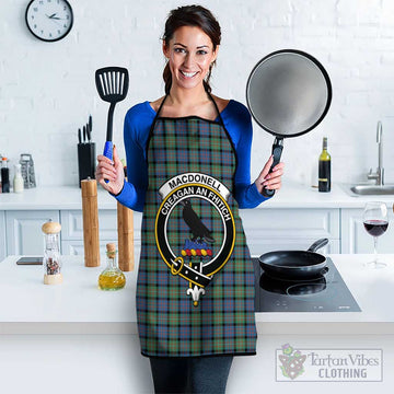 MacDonell of Glengarry Ancient Tartan Apron with Family Crest