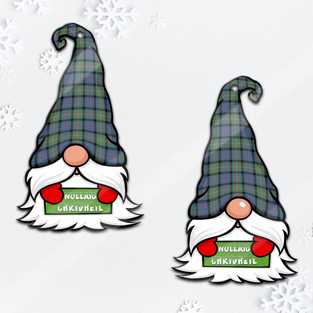 MacDonell of Glengarry Ancient Gnome Christmas Ornament with His Tartan Christmas Hat - Tartan Vibes Clothing