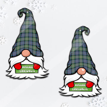 MacDonell of Glengarry Ancient Gnome Christmas Ornament with His Tartan Christmas Hat