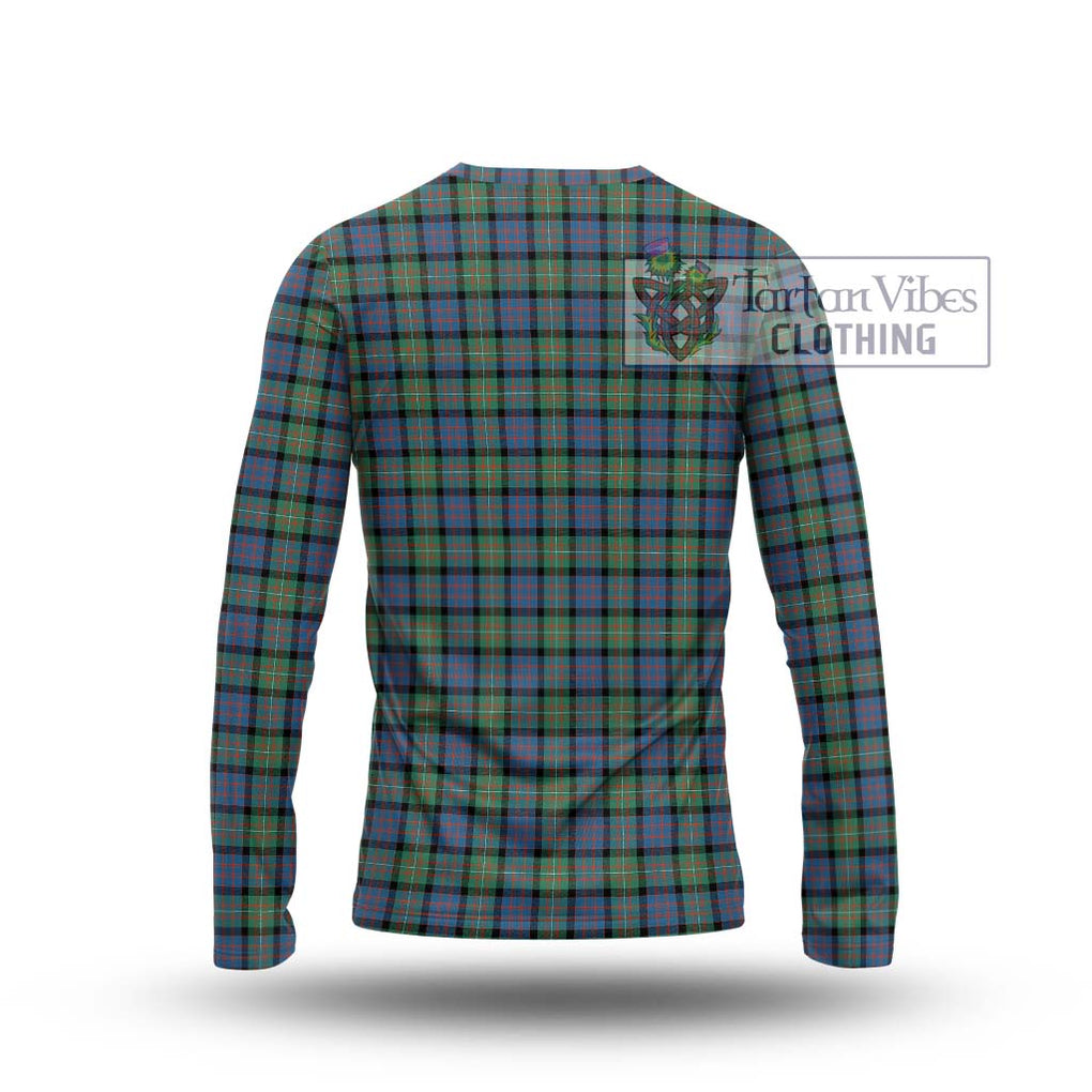 MacDonell of Glengarry Ancient Tartan Long Sleeve T-Shirt with Family Crest DNA In Me Style - Tartanvibesclothing Shop