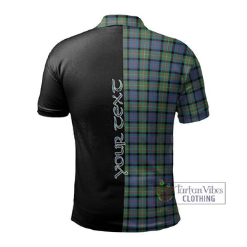 MacDonell of Glengarry Ancient Tartan Polo Shirt with Family Crest and Half Of Me Style