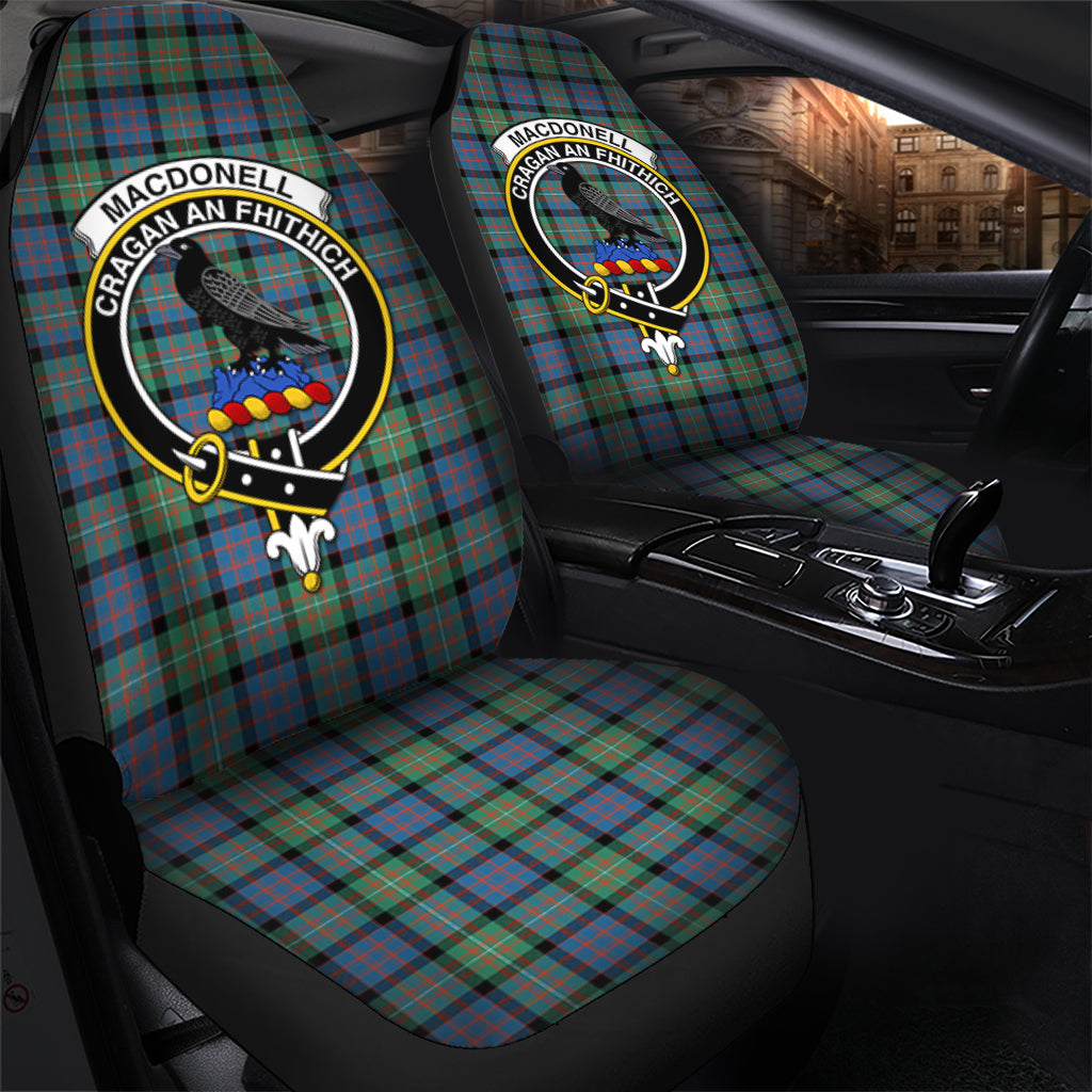 MacDonell of Glengarry Ancient Tartan Car Seat Cover with Family Crest - Tartanvibesclothing