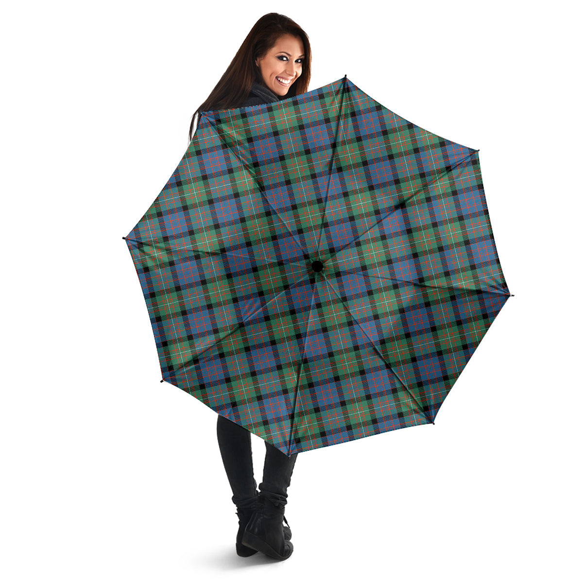 MacDonell of Glengarry Ancient Tartan Umbrella - Tartanvibesclothing