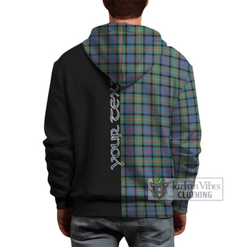 MacDonell of Glengarry Ancient Tartan Hoodie with Family Crest and Half Of Me Style