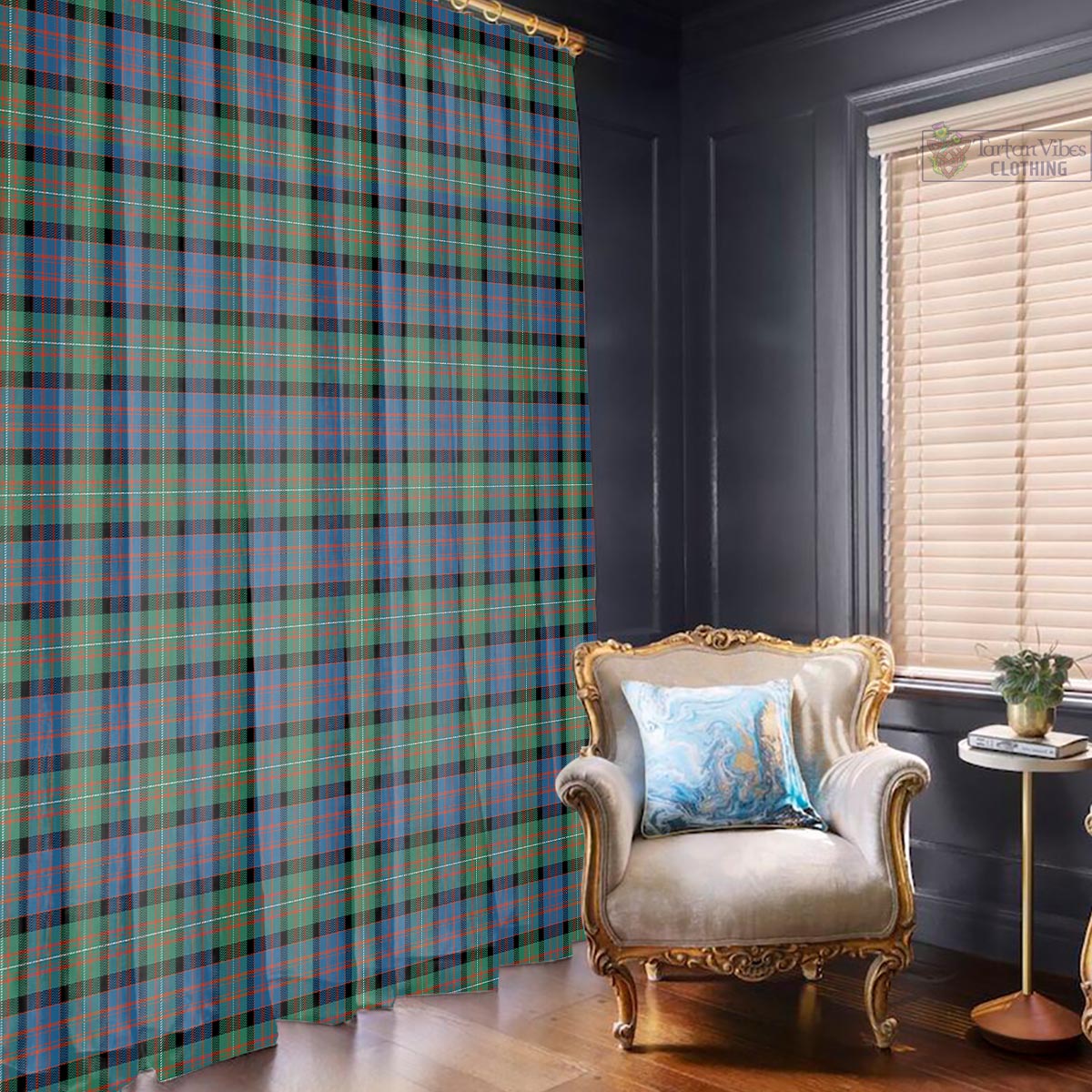 MacDonell of Glengarry Ancient Tartan Window Curtain