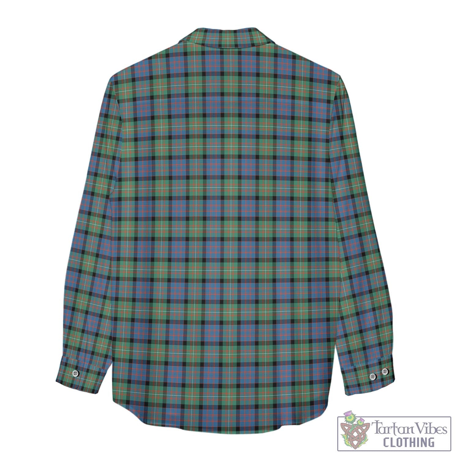 Tartan Vibes Clothing MacDonell of Glengarry Ancient Tartan Womens Casual Shirt with Family Crest