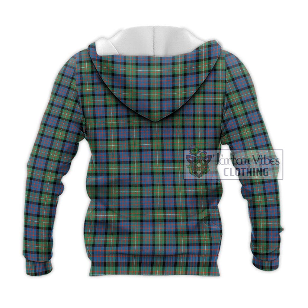 MacDonell of Glengarry Ancient Tartan Knitted Hoodie with Family Crest DNA In Me Style - Tartanvibesclothing Shop