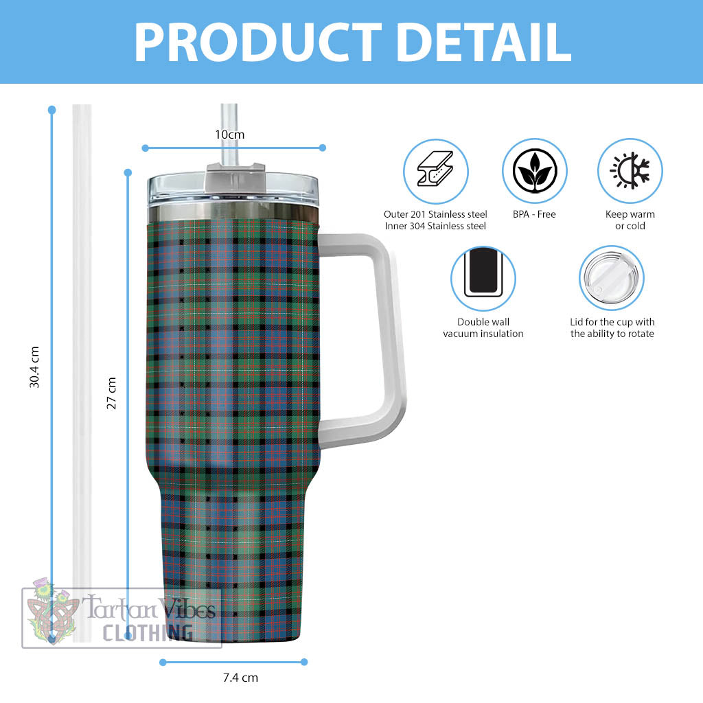 Tartan Vibes Clothing MacDonell of Glengarry Ancient Tartan Tumbler with Handle