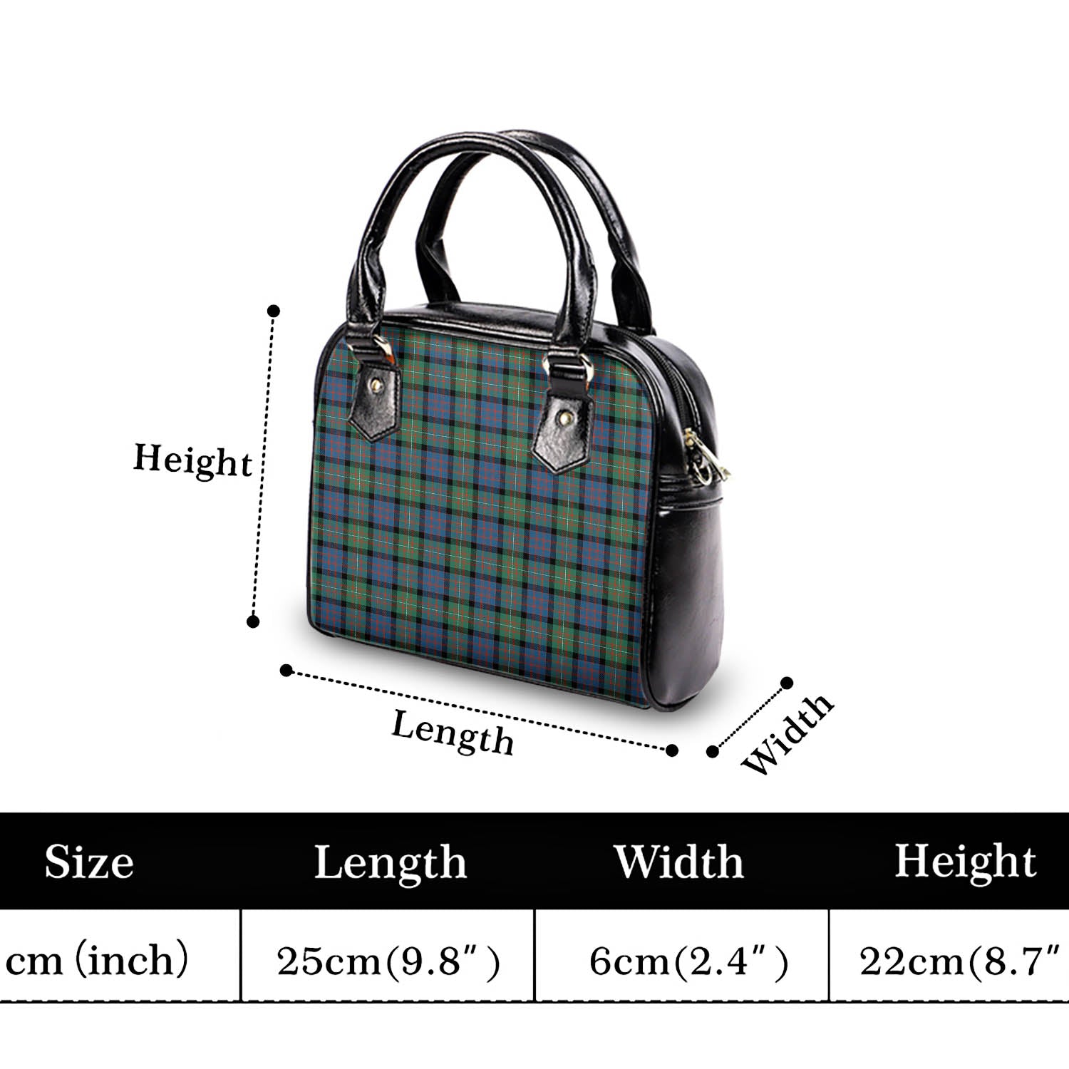 MacDonell of Glengarry Ancient Tartan Shoulder Handbags - Tartanvibesclothing