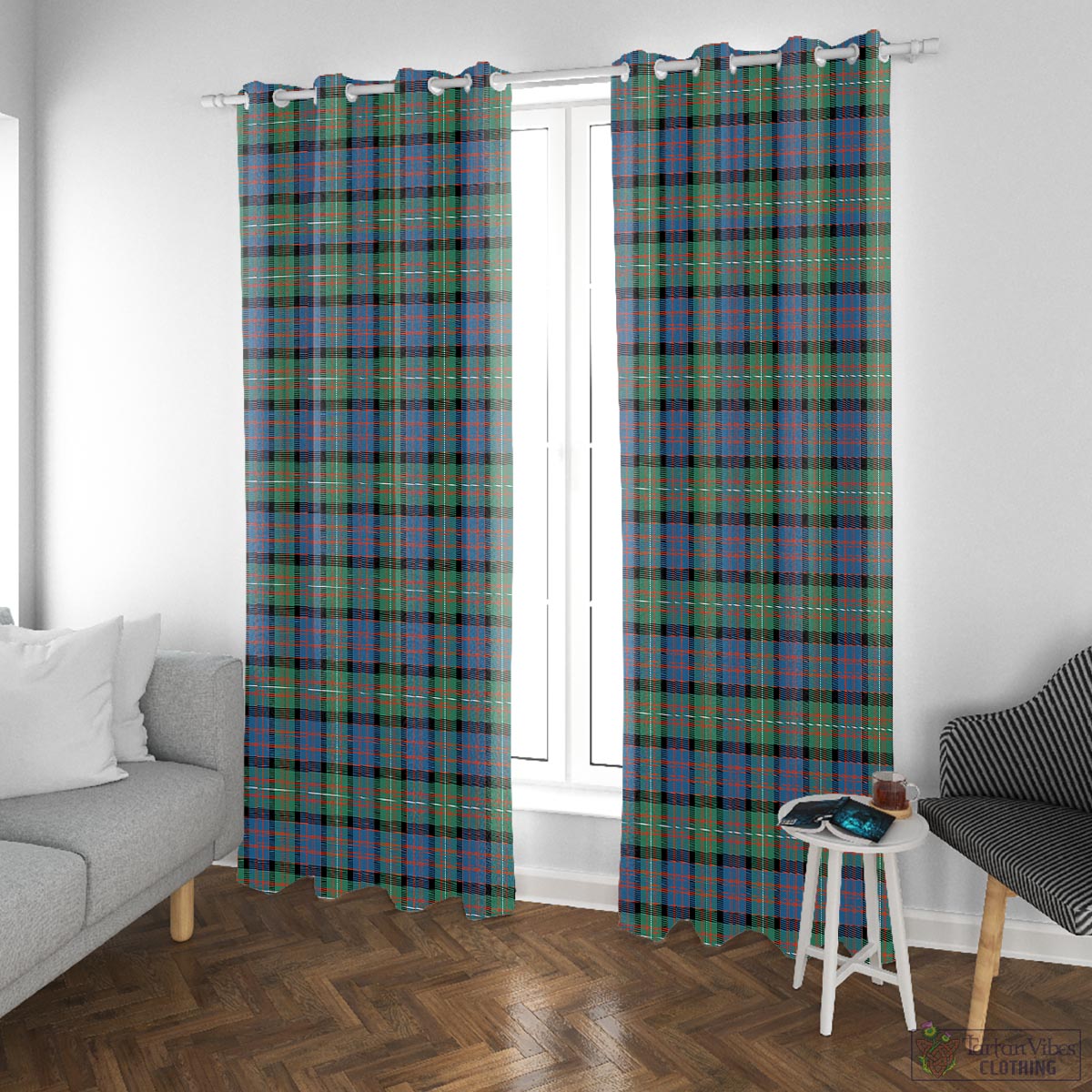 MacDonell of Glengarry Ancient Tartan Window Curtain