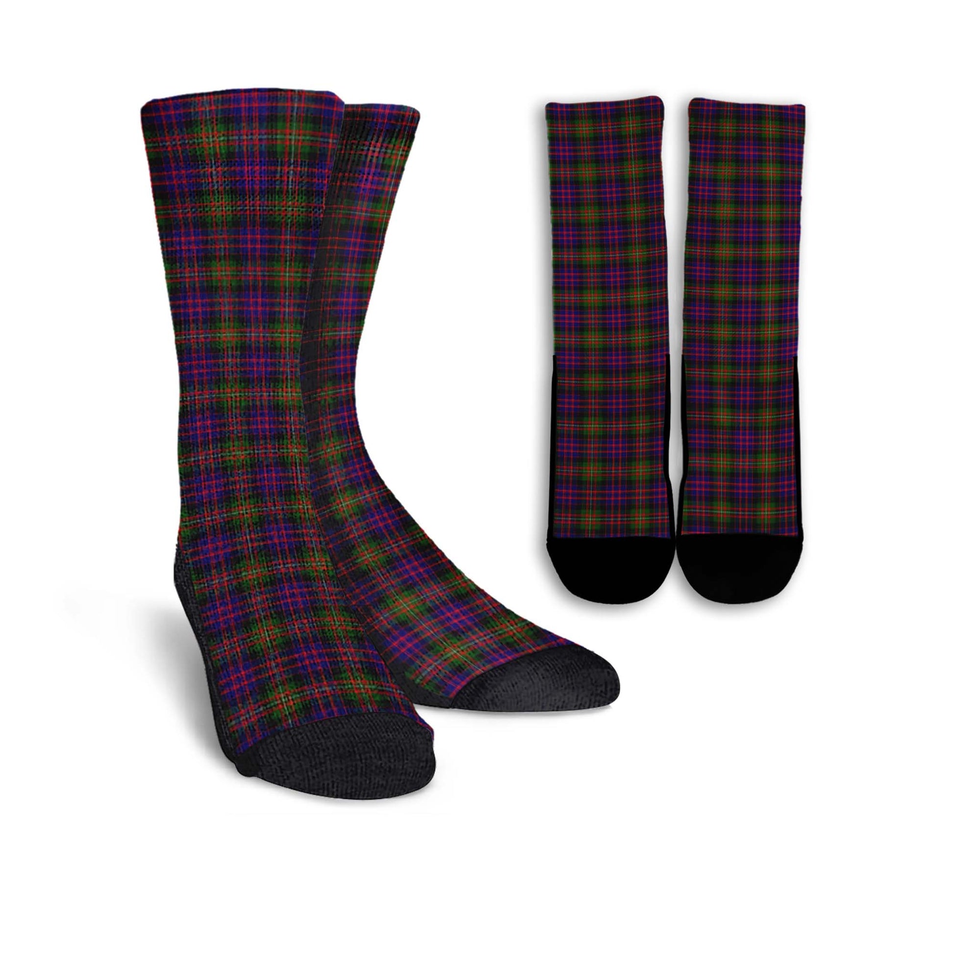 MacDonell of Glengarry Modern Tartan Crew Socks - Tartanvibesclothing