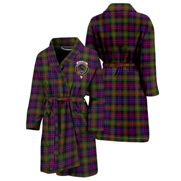 MacDonell of Glengarry Modern Tartan Bathrobe with Family Crest