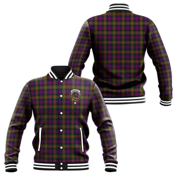 MacDonell of Glengarry Modern Tartan Baseball Jacket with Family Crest